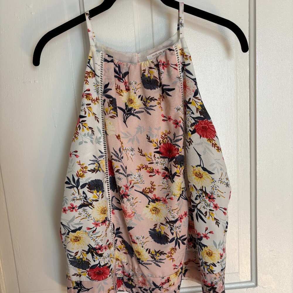 Floral tank top